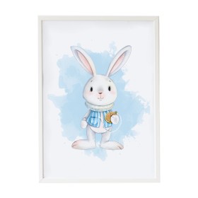 Painting Crochetts Alice Multicolour MDF Wood 33 x 43 x 2 cm Rabbit by Crochetts, Wall Décor - Ref: D1615592, Price: 34,50 €,...