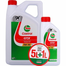 Auto-Motoröl Castrol GTX 5W 30 6 L von Castrol, Motoröle für Autos - Ref: S71004196, Preis: 78,38 €, Rabatt: %