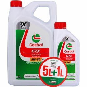 Óleo de Motor para Automóveis Castrol GTX 5W 30 6 L de Castrol, Óleos de motor para automóveis - Ref: S71004197, Preço: 76,25...