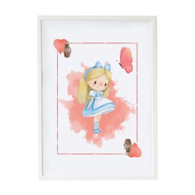 Quadro Crochetts Alice Multicolore Legno MDF 33 x 43 x 2 cm Bambina di Crochetts, Decorazioni a parete - Rif: D1615599, Prezz...