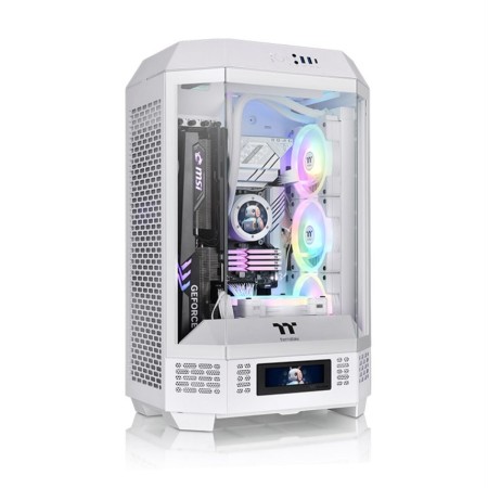 Boîtier ATX semi-tour THERMALTAKE THE TOWER T300 Blanc de THERMALTAKE, Boîtiers pour ordinateurs de bureau - Réf : S71004309,...