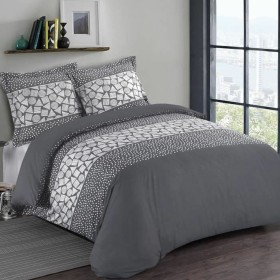 Duvet cover set Vision VISION Dark grey by Vision, Quilts and quilt covers - Ref: S71004335, Price: 52,30 €, Discount: %