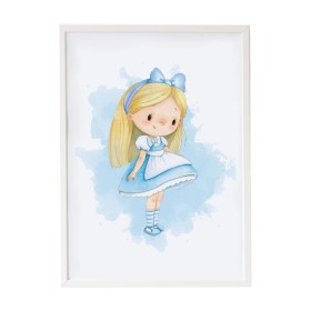 Painting Crochetts Alice Multicolour MDF Wood 33 x 43 x 2 cm Girl by Crochetts, Wall Décor - Ref: D1615611, Price: 34,50 €, D...