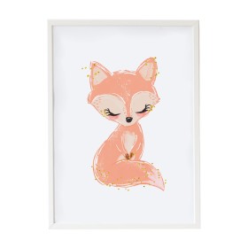 Painting Crochetts Multicolour MDF Wood 33 x 43 x 2 cm Fox by Crochetts, Wall Décor - Ref: D1615612, Price: 34,50 €, Discount: %