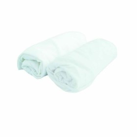 Lençol de baixo ajustável Domiva Doux Nid Branco 60 x 120 cm de Domiva, Roupa de cama infantil - Ref: S7100609, Preço: 29,68 ...