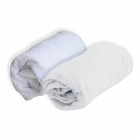 Lençol de baixo ajustável Domiva Branco 70 x 140 cm de Domiva, Roupa de cama infantil - Ref: S7100646, Preço: 36,45 €, Descon...