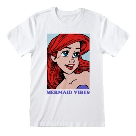 Maglia a Maniche Corte The Little Mermaid Mermaid Vibes Bianco Unisex di The Little Mermaid, T-shirt - Rif: D0800425, Prezzo:...