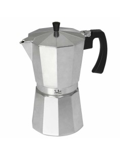 Cafetera Italiana Quttin 6 Tazas Aluminio Acero 300 ml (6 Unidades) | Tienda24 Tienda24.eu