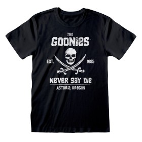 Camisola de Manga Curta The Goonies Never Say Die Preto Unissexo de The Goonies, T-shirts - Ref: D0800428, Preço: 23,79 €, De...