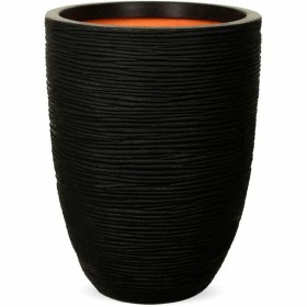 Cache-pot Capi Europe Noir Plastique Rond 34 x 34 x 46 cm de Capi Europe, Cache-pots - Réf : S71007930, Prix : 88,22 €, Remis...