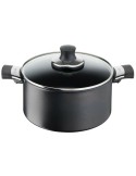 Cacerola Con Tapa Tefal EXCELLENCE 20CM 2,8 L Aluminio Negro Multicolor Ø 20 cm | Tienda24 Tienda24.eu