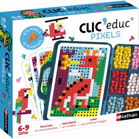 Gioco da Tavolo Nathan Clic'educ pixels di Nathan, Giochi a gettoni - Rif: S71008229, Prezzo: 42,22 €, Sconto: %