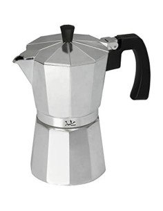 Cafeteira Italiana Quttin 6 Copos Alumínio Aço 300 ml (6 Unidades) | Tienda24 Tienda24.eu