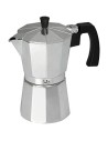 Italian Coffee Pot JATA CCA6 * Silver Aluminium 6 Cups | Tienda24 Tienda24.eu