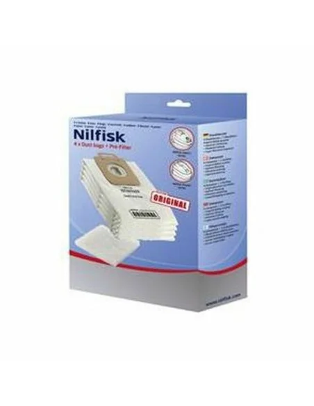 Borse Nilfisk SELECT 4UD (4 Unità) da Nilfisk, Aspirapolvere - Ref: S7602121, Precio: €18.26, Descuento: %