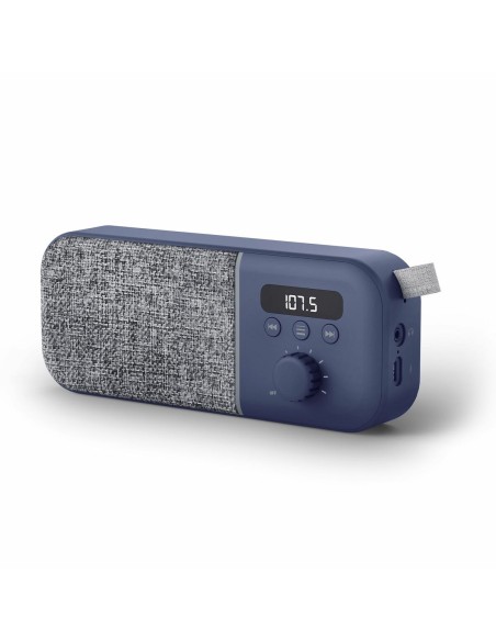 Rádio Portátil Digital Energy Sistem 449958 1200 mAh 3W Azul Branco Azul Marinho | Tienda24 Tienda24.eu