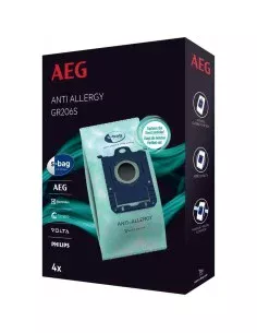 Sac de Rechange pour Aspirateur Aeg GR206S 4 uds de AEG, Sacs pour aspirateurs - Ref: S7602233, Precio: 15,97 €, Descuento: %