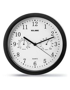 Reloj de Pared DKD Home Decor 50 x 3,5 x 50 cm Negro Blanco Vintage Madera MDF (2 Unidades) | Tienda24 Tienda24.eu