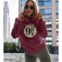 Polar com Capuz Unissexo Harry Potter Platform 9 and 3 Quarters Castanho-avermelhado de Harry Potter, Sweatshirts - Ref: D080...