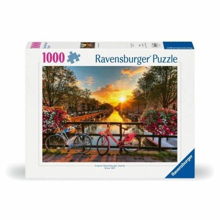 Puzzle Ravensburger Bicycles in Amsterdam de Ravensburger, Puzzles classiques - Réf : S71008950, Prix : 32,91 €, Remise : %