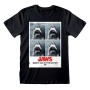 Camisola de Manga Curta Jaws Don´t Go In The Water Preto Unissexo de Jaws, T-shirts - Ref: D0800433, Preço: 23,79 €, Desconto: %