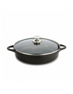 Casserole avec couvercle en verre Quid Habitat Acier inoxydable | Tienda24 Tienda24.eu