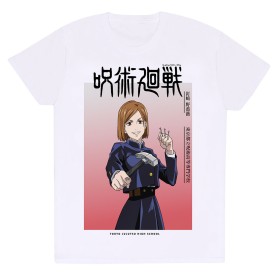 Kurzarm-T-Shirt Jujutsu Kaisen Nobara Ombre Weiß Unisex von Jujutsu Kaisen, T-Shirts - Ref: D0800434, Preis: 23,79 €, Rabatt: %