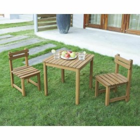 Conjunto de mesa com 2 cadeiras Aktive Dobrável Para campismo | Tienda24 - Global Online Shop Tienda24.eu