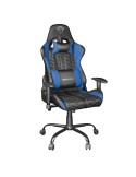 Chaise de jeu Trust 24435 GXT708B Bleu Noir Noir/Bleu | Tienda24 Tienda24.eu