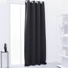 Curtain TODAY Black 140 x 240 cm by TODAY, Curtains - Ref: S7105105, Price: 32,33 €, Discount: %