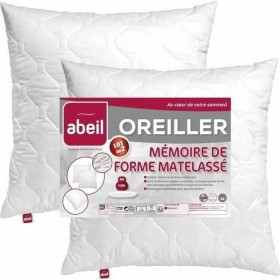 Kissen Abeil Memory Weiß 60 x 60 cm von Abeil, Kopfkissen - Ref: S7105289, Preis: 33,81 €, Rabatt: %