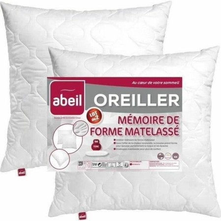 Almohada Abeil Memory Blanco 60 x 60 cm de Abeil, Almohadas - Ref: S7105289, Precio: 33,81 €, Descuento: %