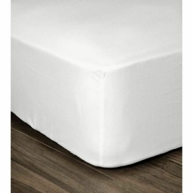 Fitted sheet Lovely Home White 160 x 200 cm by Lovely Home, Sheets and pillowcases - Ref: S7105370, Price: 26,66 €, Discount: %