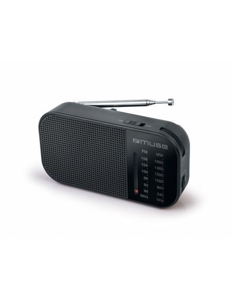 Rádio Muse M025R Preto | Tienda24 Tienda24.eu