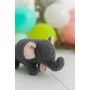 Fluffy toy Crochetts Bebe Brown Elephant 27 x 13 x 11 cm by Crochetts, Animals and figures - Ref: D1615664, Price: 17,09 €, D...