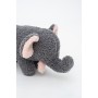 Fluffy toy Crochetts Bebe Brown Elephant 27 x 13 x 11 cm by Crochetts, Animals and figures - Ref: D1615664, Price: 17,09 €, D...