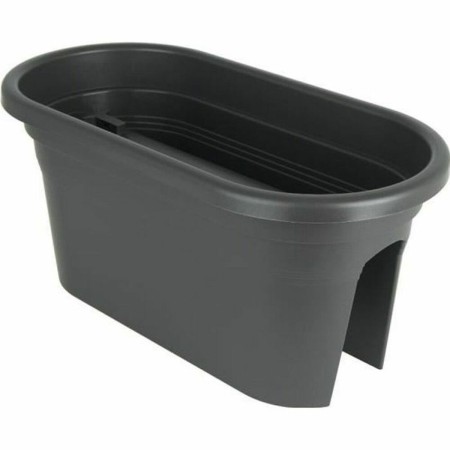 Vaso rettangolare da Balcone Artevasi Antracite 30 x 60 x 27 cm di Artevasi, Balconiere - Rif: S7106114, Prezzo: 33,29 €, Sco...