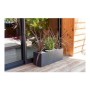 Plantador EDA Graphit Up Retangular Antracite Cinzento escuro 59 x 19,5 x 22,8 cm | Tienda24 - Global Online Shop Tienda24.eu