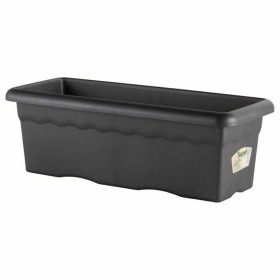 Maceta Plastiken Planter 80 x 26 cm Rectangular Antracita de Plastiken, Macetas para flores - Ref: S7106143, Precio: 33,00 €,...