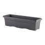 Vaso Plastiken Grigio Antracite Plastica Rettangolare 60 x 33 cm 54 x 27 x 28 cm | Tienda24 - Global Online Shop Tienda24.eu