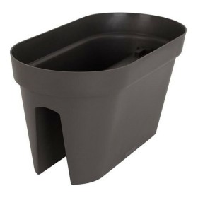 Self-watering flowerpot Anthracite Plastic (37 x 51 x 37 cm) (6 Units) | Tienda24 - Global Online Shop Tienda24.eu