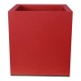 Pot Riviera Rouge Plastique Carré 40 x 40 cm de Riviera, Pots de fleurs - Réf : S7106176, Prix : 55,88 €, Remise : %