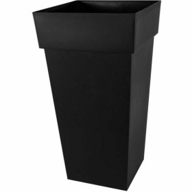 Plant pot EDA Graphit Grey Dark grey Plastic Squared 39,5 x 39,5 x 80 cm | Tienda24 - Global Online Shop Tienda24.eu