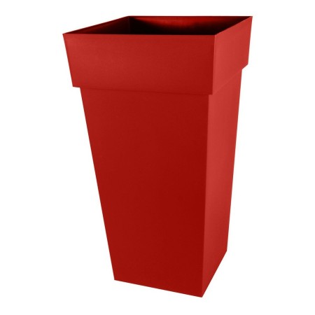 Cache-pot EDA Tuscany 43,3 x 43,3 x 80 cm Carré Rouge polypropylène de EDA, Cache-pots - Réf : S7106317, Prix : 62,34 €, Remi...