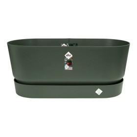 Plant pot Elho Terrase 80 Wheels 35 x 78 x 34 cm White | Tienda24 - Global Online Shop Tienda24.eu