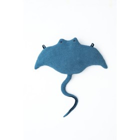 Fluffy toy Crochetts OCÉANO Dark blue Manta ray 67 x 77 x 11 cm by Crochetts, Animals and figures - Ref: D1615671, Price: 40,...