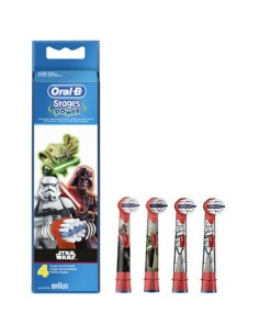 Testina di Ricambio Oral-B 80352668 Rosso Bianco 4 Unità da Oral-B, Spazzolini da denti elettrici e accessori - Ref: S7607900...