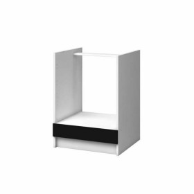 Mueble para horno 60 x 60 x 82 cm Blanco Negro mate de BigBuy Home, Sistemas de armarios - Ref: S7106746, Precio: 99,26 €, De...