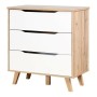 Chest of drawers Vankka Wood Oak (80 x 42 x 86,3 cm) by BigBuy Home, Chest of Drawers - Ref: S7106931, Price: 152,02 €, Disco...