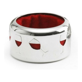 Anillo Antigoteo Vino Rojo Plateado de BigBuy Home, Tapones y vertedores para vino - Ref: S7107092, Precio: 27,64 €, Descuent...